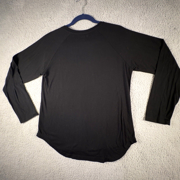 Stronger Together Womens Long Sleeve T Shirt Large Black Pink Ribbon - Picture 4 of 11